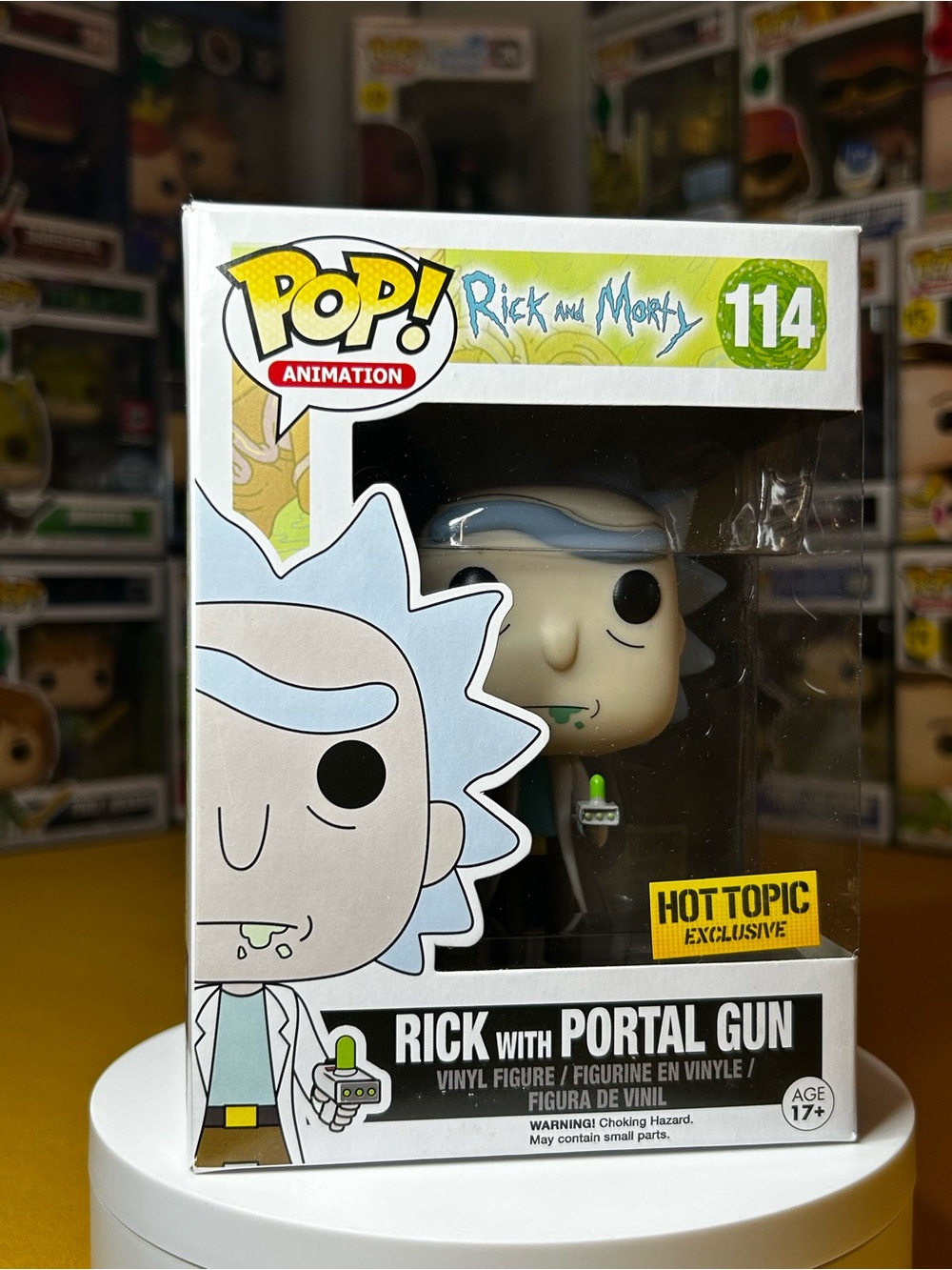 POP! Rick with Portal Gun #114•Hot Topic Exclusive•(2016)